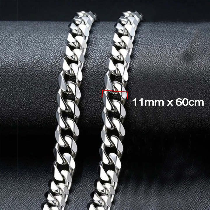 DN165 Dây chuyền titan lật đơn vát cạnh 11mm