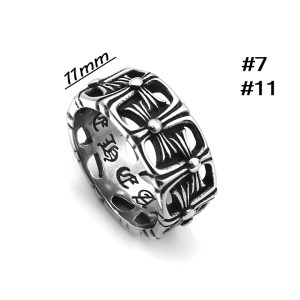 N627 Nhẫn nam Titan chrome heart ( Size 7-11)